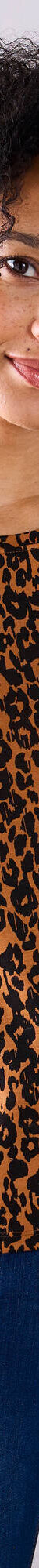 T-shirt imprimé peau de bête, stretch (caramel / noir) T-shirt imprimé peau de bête, stretch (caramel / noir)